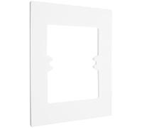 Anneome Plaque Murale Décorative Type Plastique Blanc Couvre-trou Léger et Résistant pour Interrupteur Protection Facile à Installer pour Maison et Bureau