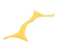 Anneome Pochoir à Sourcils en Silicone Jaune Réutilisable, Modèle de Guide pour Sourcils, Aide à Dessiner, Adapté à Tous Types de Peau