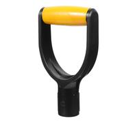 Anneome Poignée en Plastique Forme Pelle et Bêche Jardin Accessoire de Rechange 3,2 Cm de Diamètre Poignée Jaune et Noire Compatible Outils de Bêchage et Ratissage et Solide