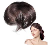 Anneome Postiche Cheveux Clairsemés Femme Naturel Toupet à Clipser Léger Confortable pour Couverture Cheveux Fins