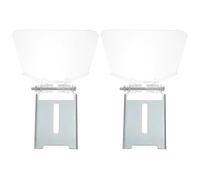 Anneome Protection pour Meuleuse Établie et Acier Inoxydable Écran Transparent Anti-poussière Protection Oculaire de Banc Polyvalente Installation Facile