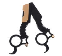 Anneome Rasoir Manuel Vintage pour Hommes en Acier Inoxydable Lot de 2 Support pour Usage Domestique et Salon Couleur Aléatoire