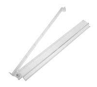 Anneome Règle de Mahjong à Pousser 18 Pouces en Plastique Blanc | Poussoir Réutilisable, Surface Lisse et Design Moderne, pour Table de Jeu et Montage Rapide
