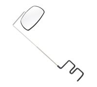 Anneome Rétroviseur de Vélo Professionnel Réglable 360° Miroir Super Clair en Abs Léger pour Casque Noir, Accessoire Pratique pour Cyclisme Urbain