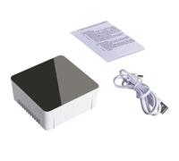 Anneome Réveil Numérique LED Miroir Argenté ABS pour Maison et École