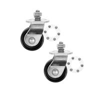 Anneome Roulettes de Rechange pour Cric Hydraulique 2 Tonnes, Lot de 2 Roues Pivotantes Garantissant une Manœuvre Fluide Remplacement sans Effort