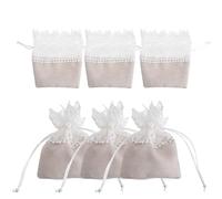 Anneome Sachet de Bonbons Lot de 6 en Organza pour Contenant Dragées et Fête d'Anniversaire