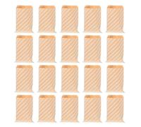 Anneome Sachets en Papier Kraft Rayés 50 Pcs pour Bonbons et Biscuits, Paquet D'emballage Présent Multifonctions, Emballage Pâtisserie Écologique pour Fêtes, Anniversaires et Goûters