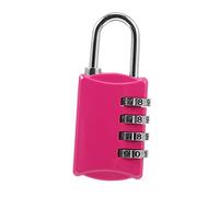 Anneome Serrure à Combinaison 4 Chiffres En Alliage De Zinc │ Cadenas Pour Casier Scolaire Et Salle De Sport │ Petit Cadenas Métallique Rose Fuchsia │ Sécurité Casier De Gym │