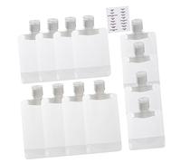 Anneome Set de Flacons de Voyage pour Cosmétiques Bouteilles Rechargeables et Compressibles Distributeur Lotion Portable pour Trousse de Toilette et Voyages