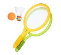 Anneome Set de Raquettes de Tennis Plastique Léger pour Garçon Fille Jeu de Plage et Extérieur Sportif pour Garçons et Filles Kit Raquette Tennis Facile à Saisir