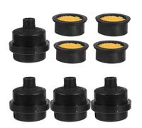 Anneome Silencieux Stable Compresseur en Plastique sans Huile pour D'air Noir, Performance Bruit pour Atelier et Outils Pneumatiques Domestiques