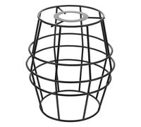 Anneome Support D’Abat-Jour en Fer Noir 16 CM à 18 CM Armature Suspendre DIY pour Lampe de Table Structure Tissée Artisanale Cadre Cage Décoratif pour Abat-Jour Soi-Même Diamètre 42