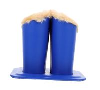 Anneome Support Lunettes Décoratif Multifonction PU Bleu Présentoir Double Tête pour Maison Bureau et Chambre Rangement Antirayures pour et Soleil Accessoire Pratique et Élégant