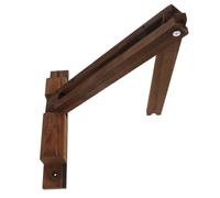 Anneome Support Mural Pliable en Bois Massif Naturel, Support de Lampe pour Applique Murale, Bras Réglable Suspendre, Fixation Robuste pour Chambre, Bureau et Couloir, Équerre de Fixation