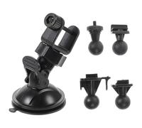 Anneome Support pour Caméra Embarquée de Voiture à Ventouse 5 Pièces Rotule Pivotante 270° Compatible Dashcam Tableau de Bord Montage pour Pare-Brise Accessoires Automobiles