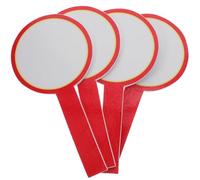 Anneome Tableau de score effaçable à sec en mousse blanche 4 pièces, mini tableau blanc pour juges lors d'événements sportifs