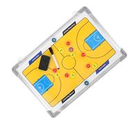 Anneome Tableau Entraînement Basket-Ball avec Cadre Aluminium Surface Effaçable à Sec Planification Stratégique et Analyse de Match pour Entraîneurs et Formation