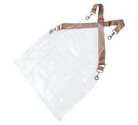 Anneome Tablier Transparent pour Coiffeur Tpu Étanche et Résistant à Huile avec Bretelles Réglables Léger et Adapté pour Hommes et Femmes Salon Cuisine et Lavage de Vaisselle