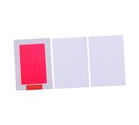 Anneome Tampon Encreur sans Encre Rouge Grand Format pour Main Pied et Animaux Kit Durable Facile à Nettoyer pour Souvenirs Familiaux
