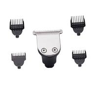 Anneome Tête de Rasoir Électrique Métal avec Sabot Ajustable pour Tondeuse à Barbe Accessoire et Étanche Compatible Rasoirs à Trois Têtes Clipper Peignes de Coiffage Hommes