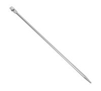 Anneome Tige de Terre Galvanisée 12X500 MM Trou Unique Broche de Mise à la Terre Portable pour Clôtures Électriques et Générateurs Haute Conductivité pour Installation Extérieure