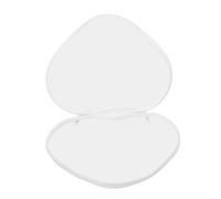 Anneome Trousse de Toilette Forme de Cœur Transparente Organisateur de Maquillage pour Voyager Étui Rigide à Fermeture Éclair pour Produits Essentiels