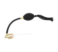 Anneome Vaporisateur à Poire pour Flacon de Parfum 18 MM Noir et Doré Tête de Pulvérisation à Bulbe Brumisation Fine Bouchon de Rechange Étanche pour Flacons Rechargeables Accessoire