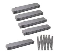 anneratteryer 5 pièces Mètre pliant 1m avec échelle d'angle Nombres grands et très lisibles Encliquetage précis plastique Pour Les Menuisiers Les Chantiers De Construction Les Projets De Bricolage