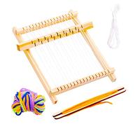 anneratteryer Complet Tissage Kits Kit De En Bois Loom Multi-Craft Lap Tapisserie Tricot Métier à Tisser Loisir Créatif Pour Débutant 20.8*19.3cm, One Size