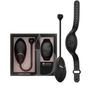 ANNE'S DESIRE Oeuf Vibrant, Technologie WATCHME, Noir, Silicone Médical, D-227088, 7,5 x 3,5 cm, Étanche, 7 Modes de Vibration, Rechargeable USB