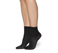 Annes styling Chaussettes au-dessus de la cheville pour femme - Microfibre opaque 40 Den, finition mate, dessus confortable, taille unique, chaussettes de bureau classiques décontractées pour femme