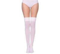 Annes styling Chaussettes Femme Au-Dessus Du Genou Classiques 60 DEN Bas Longs Vernica, Blanc