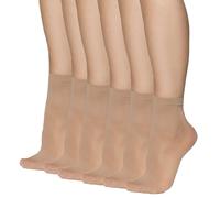 Annes styling Chaussettes pour femme longueur cheville - 40 deniers, microfibre opaque, finition mate, taille confortable, taille unique, chaussettes de bureau classiques décontractées pour femme Cloe