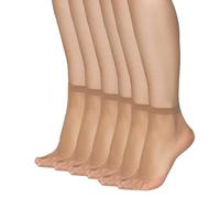 Annes Styling Chaussettes Transparentes Mates Ultra Fines pour Femmes et Filles - Basses Décontractées Élégantes Confortables - 15 Deniers - Idéales pour Sandales
