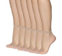 Annes Styling Chaussettes Transparentes Mates Ultra Fines pour Femmes et Filles - Basses Décontractées Élégantes Confortables - 15 Deniers - Idéales pour Sandales