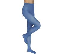 Annes styling Collant Femme - Collants Classiques Femme - 40 Deniers, Doux et Confortables, Taille Haute, Microfibre, Sans Démarcation, Pour Hiver et Automne, Bleu Jean, S