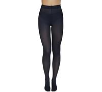 Annes styling Collant Femme - Collants Classiques Femme - 40 Deniers, Doux et Confortables, Taille Haute, Microfibre, Sans Démarcation, Pour Hiver et Automne, Bleu, XL