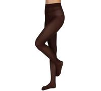 Annes styling Collant Femme - Collants Classiques Femme - 40 Deniers, Doux et Confortables, Taille Haute, Microfibre, Sans Démarcation, Pour Hiver et Automne, Café, M, lot de 2