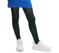 Annes styling Collants Fille 40 DEN - Microfibre Douce et Respirante, Opaques École & Danse - Couleur Vert bouteille, Taille 134/140, 9-10 ans