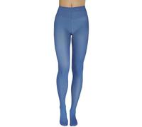 Annes styling Collants unis pour femme 40 deniers mats semi-opaques en microfibre classique Zarra, denim, L
