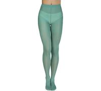 Annes styling Collants unis pour femme 40 deniers mats semi-opaques en microfibre classique Zarra, Verdino, XL
