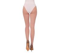 Annes styling Mode - Collants Résille Femme à Motif Diamant - Confort Extensible - Idéal pour Tenues Quotidiennes, Soirées, Cosplay ou Look Audacieux - Détail Élégant et Tendance, Blanc, M-L