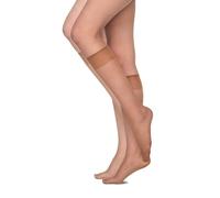 Annes styling Sheena Lot de 2 paires de chaussettes mi-transparentes semi-transparentes pour femme, lion, Taille unique
