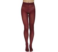 Annes styling Zarra Collants classiques semi-opaques en microfibre 40 deniers pour femme, bordeaux, L