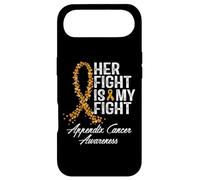 Annexe Sensibilisation au Cancer Son Combat est Mon Soutien Guerrier Coque pour iPhone Air