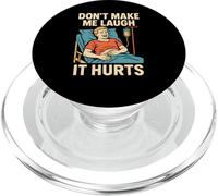 Annexe Surgery Dont Make Me Laugh It Hurts Mens Patient PopSockets PopGrip pour MagSafe