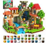 Annexfun Construction Magnétique Enfant 200 Pièces - Aventure Souterraine et Chasse au Trésor, Exploration et découverte continues - Jeu Éducatif avec Magnetic Blocks pour Enfants 4-12 Ans