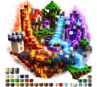 Annexfun Cubes Magnétiques Blocs Construction Magnétiques | avec Portail Magique Temps dans la Forêt Enchantée et Fantômes pour des Aventures de Voyage ! Jouet pour Enfants de 4 5 6