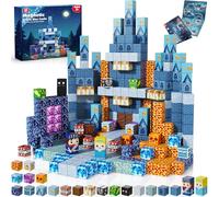 Annexfun Lot de 100 Blocs de Construction magnétiques - Blocs de Construction magnétiques - Jouet à partir de 4, 5, 6, 7, 8 Ans, garçon et Fille - Cadeau de Pâques pour Enfants